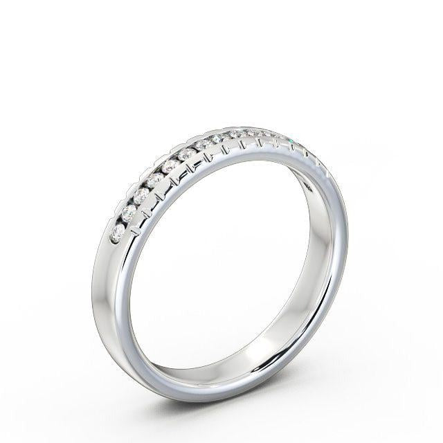 Fleur Half Eternity Round Lab Diamond Channel Set Ring